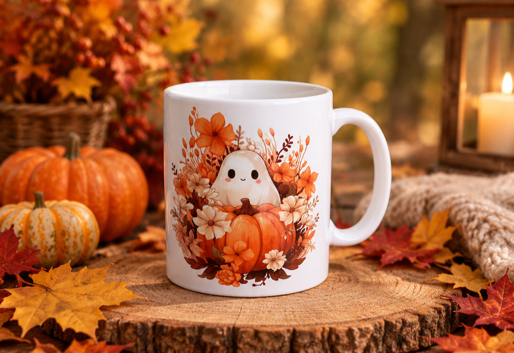 "Spooky & Cute” Őszi Szellemes Bögre